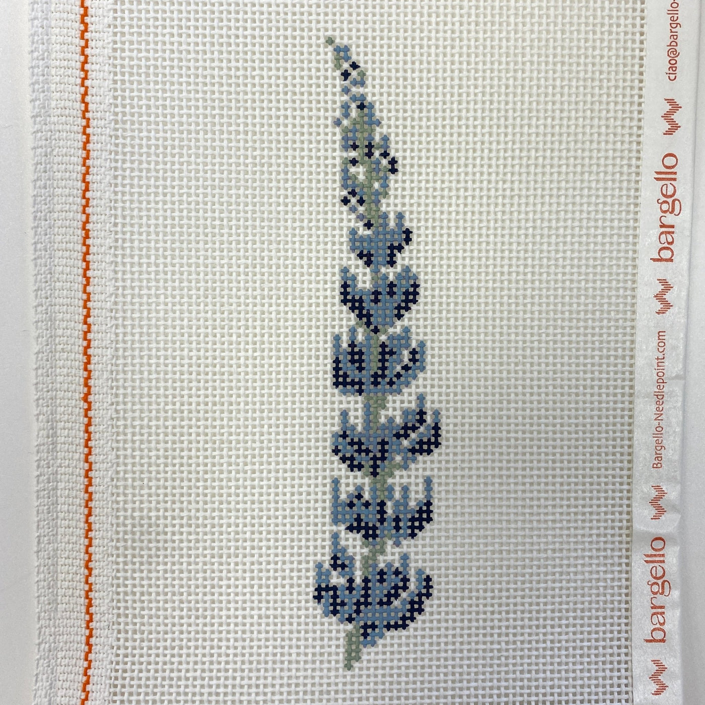 Lupine - multiple colors available needlepoint canvas - Bargello Needlepoint