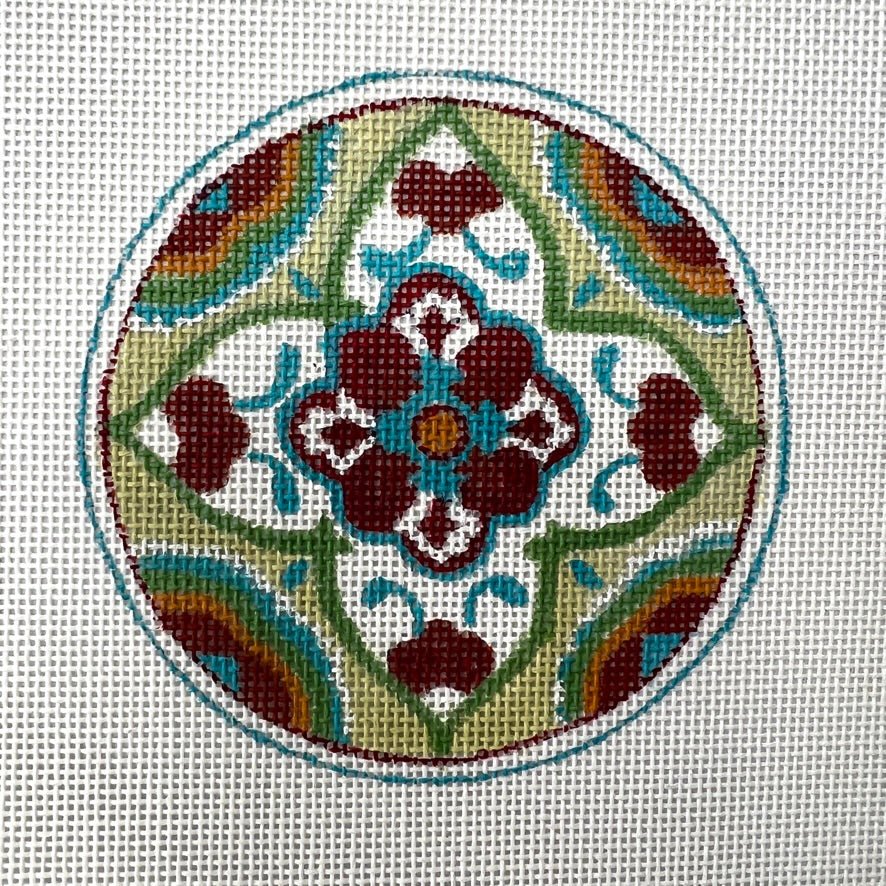 Mazatian Ornament needlepoint canvas - Bargello Needlepoint