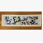 Mod Flowers - Vintage needlepoint canvas - Bargello Needlepoint