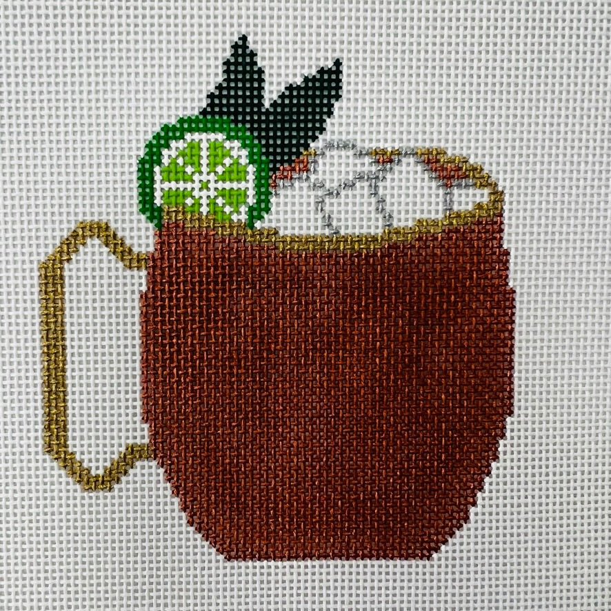 Moscow Mule needlepoint canvas - Bargello Needlepoint