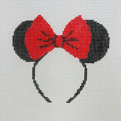 Mouse Ears Headband needlepoint canvas - Bargello Needlepoint