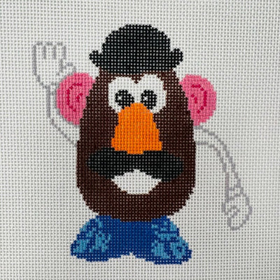 Mr. Potato Head needlepoint canvas - Bargello Needlepoint