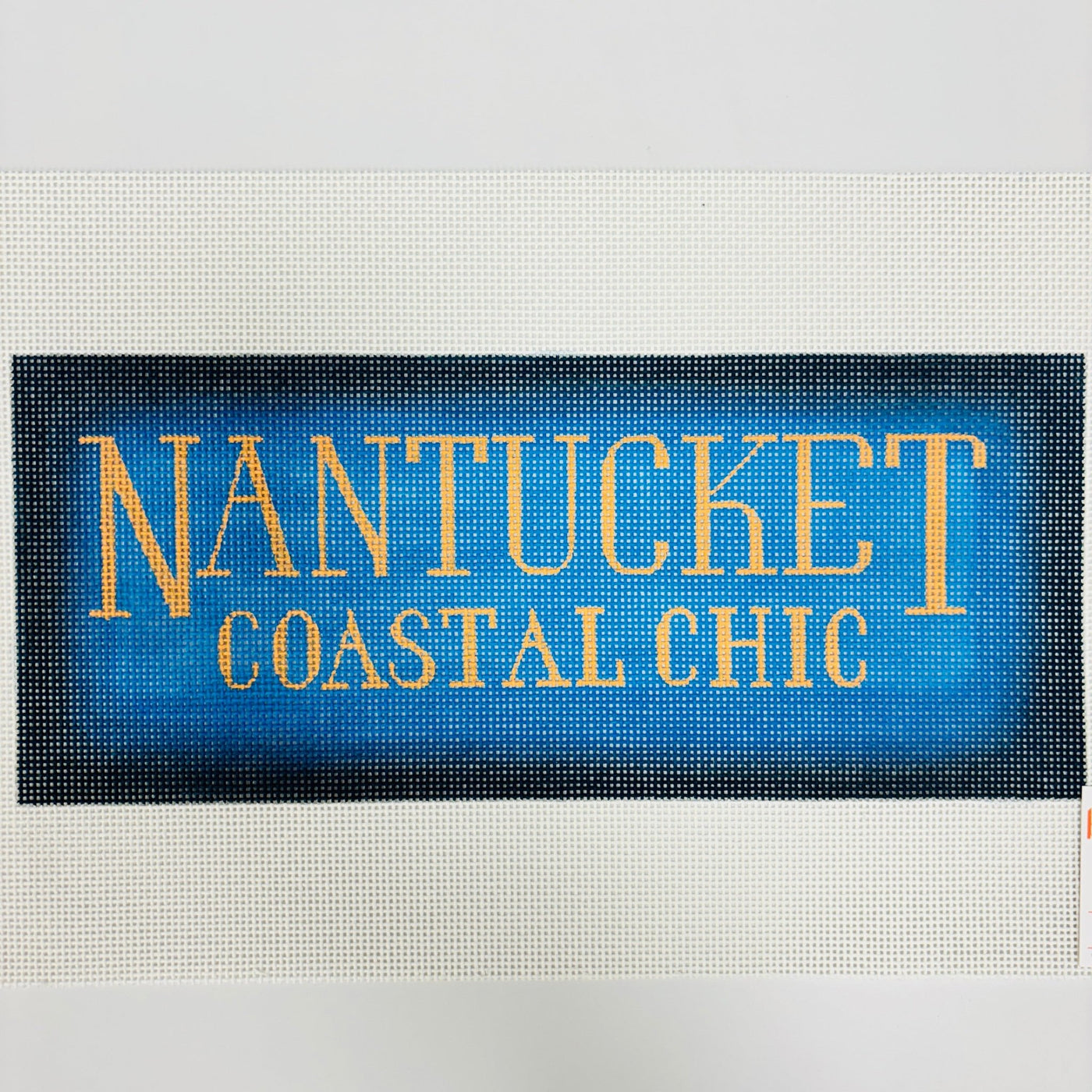 Nantucket Coastal Chic needlepoint canvas - Bargello Needlepoint