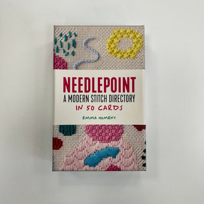 Needlepoint: A Modern Stitch Directory Book in 50 Cards needlepoint canvas - Bargello Needlepoint