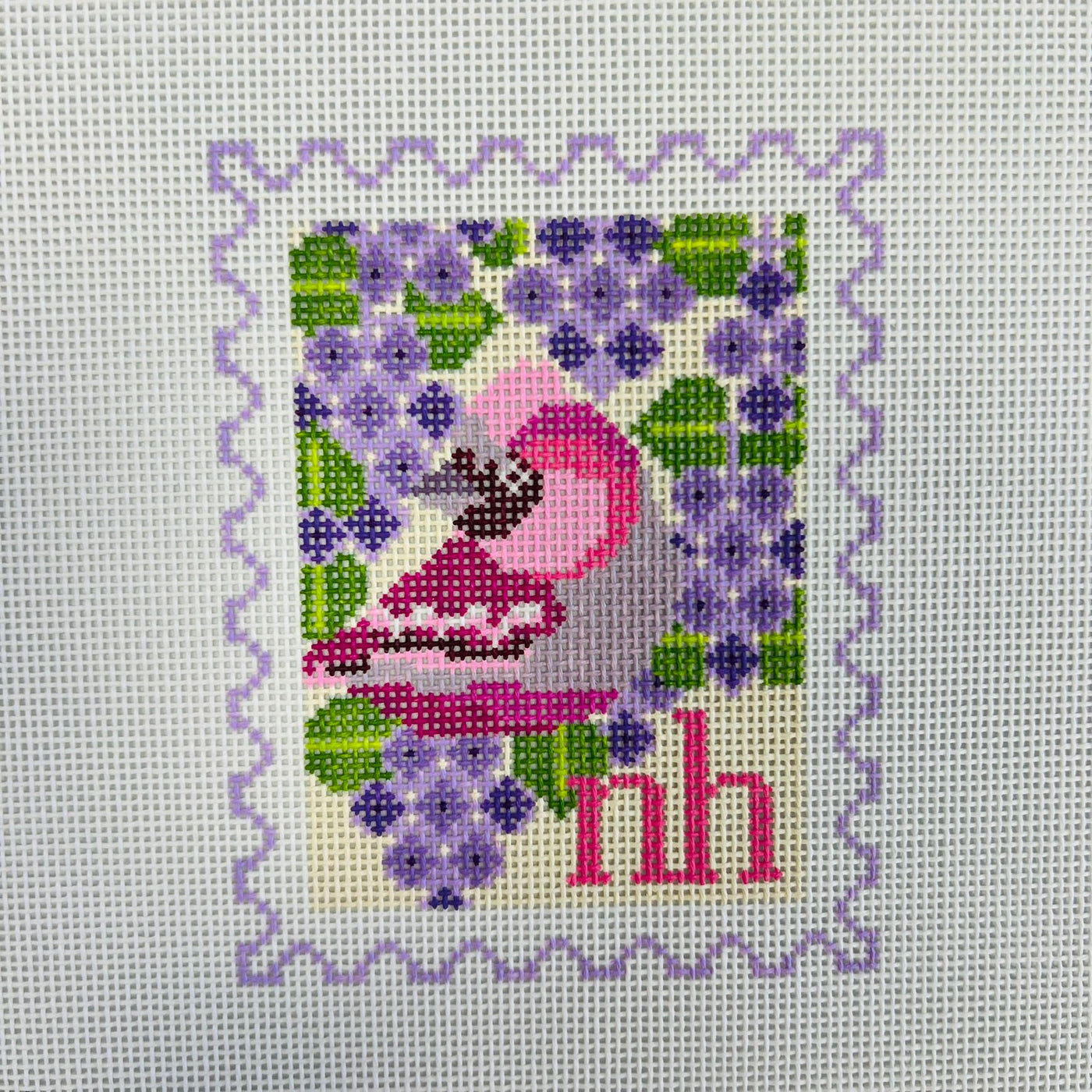 New Hampshire Stamp needlepoint canvas - Bargello Needlepoint