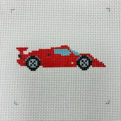 Old Time Ferrari F50 Key Fob needlepoint canvas - Bargello Needlepoint