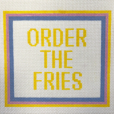 Order the Fries needlepoint canvas - Bargello Needlepoint