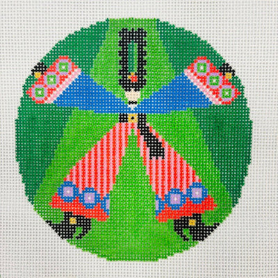 Ornaments of The Nutcracker, Individual or Full Set needlepoint canvas - Bargello Needlepoint