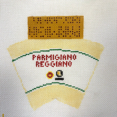 Parmigiano Reggiano 3D Ornament needlepoint canvas - Bargello Needlepoint