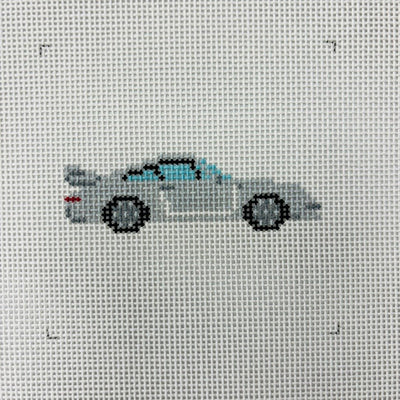 Porsche 911 Key Fob needlepoint canvas - Bargello Needlepoint