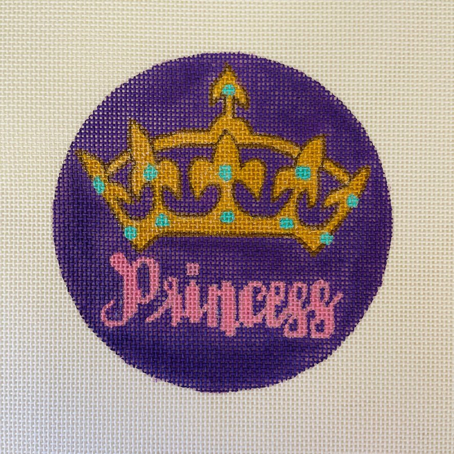 Princess Ornament needlepoint canvas - Bargello Needlepoint