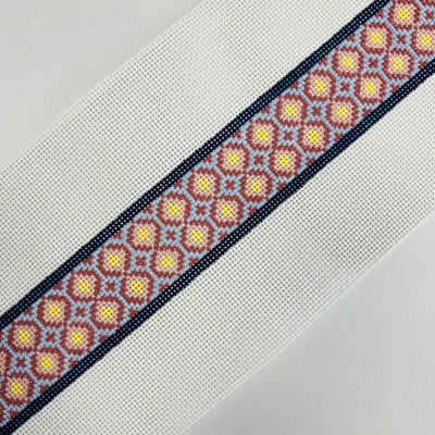 Purse strap - geometric needlepoint canvas - Bargello Needlepoint