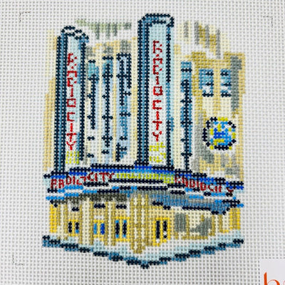 Radio City needlepoint canvas - Bargello Needlepoint