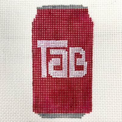 Retro Diet Soda Ornament needlepoint canvas - Bargello Needlepoint