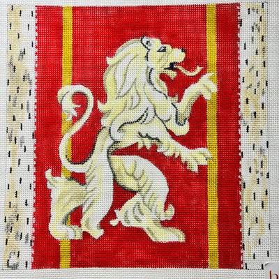 Royal Lion needlepoint canvas - Bargello Needlepoint