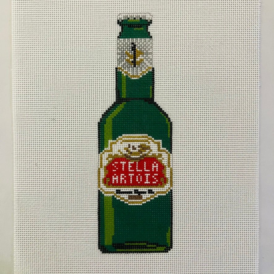 SA Beer Bottle needlepoint canvas - Bargello Needlepoint