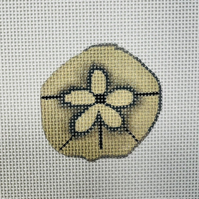 Sand Dollar Insert needlepoint canvas - Bargello Needlepoint