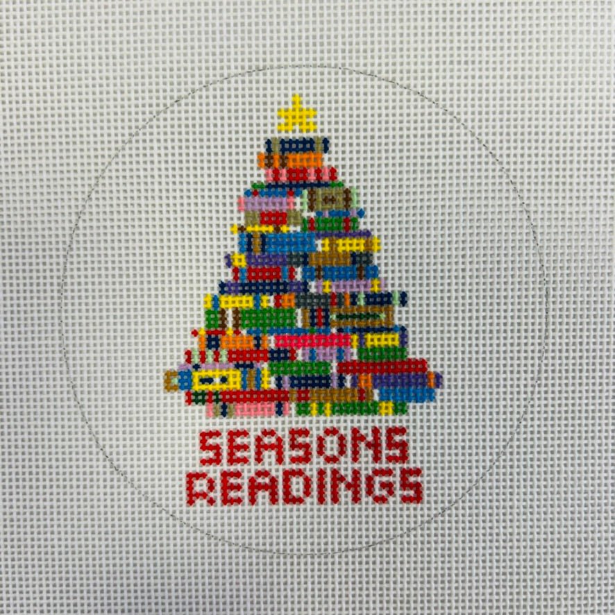 Seasons Readings needlepoint canvas - Bargello Needlepoint