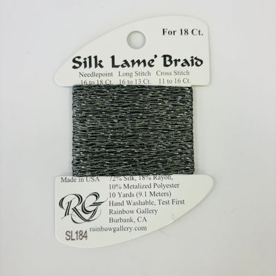 Silk Lame Braid Closeouts needlepoint canvas - Bargello Needlepoint