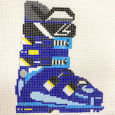 Ski Boot needlepoint canvas - Bargello Needlepoint