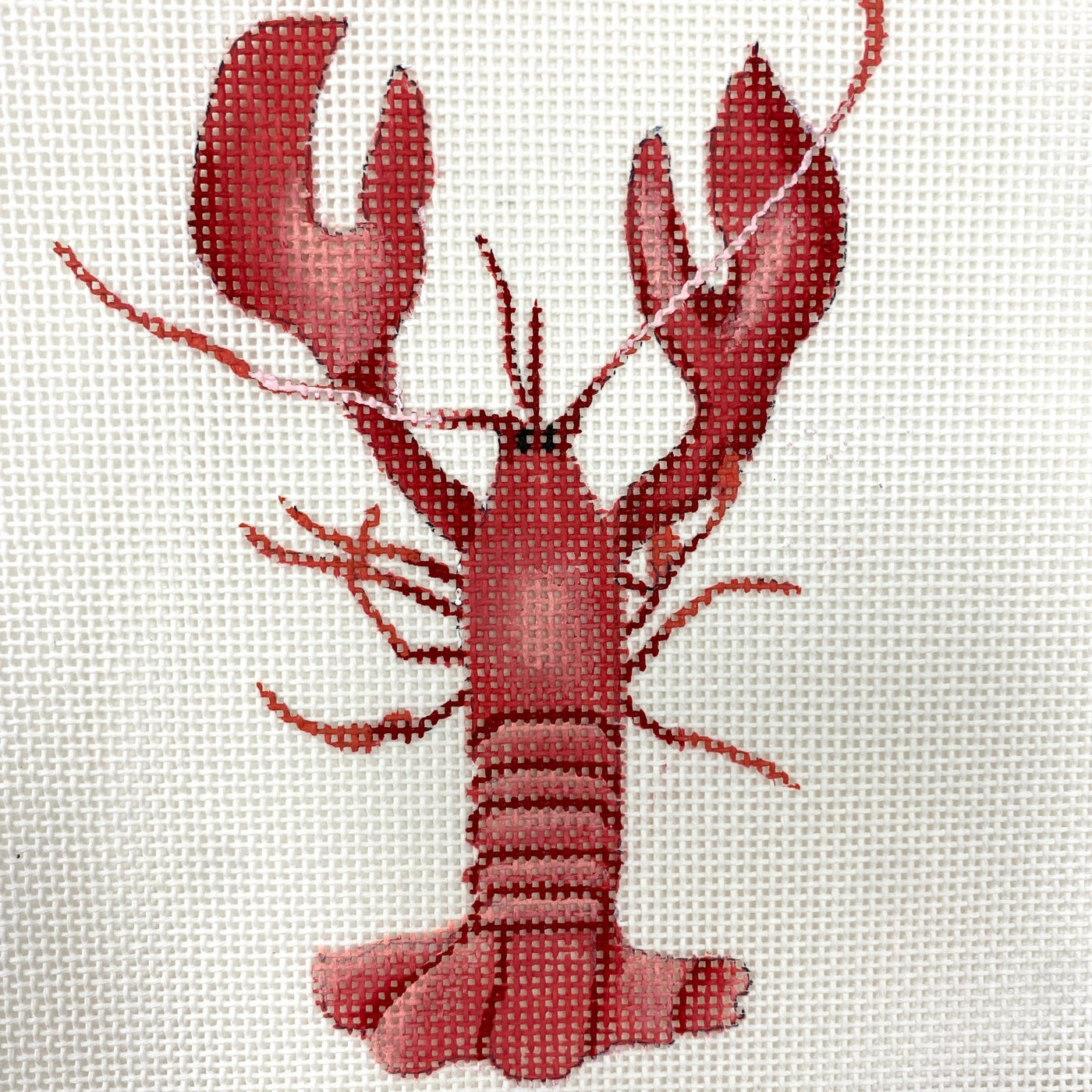 Small Lobster needlepoint canvas - Bargello Needlepoint