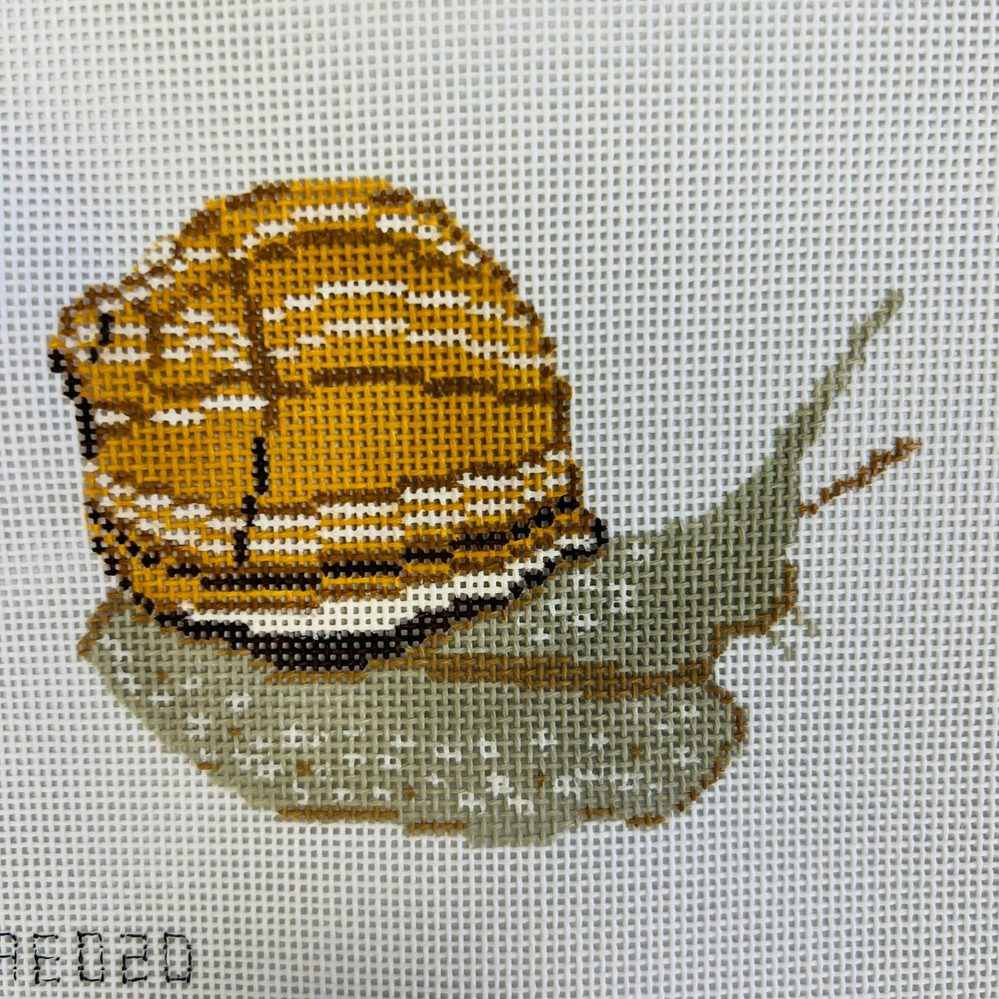 Snail needlepoint canvas - Bargello Needlepoint