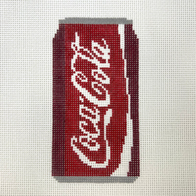 Soda Ornament needlepoint canvas - Bargello Needlepoint