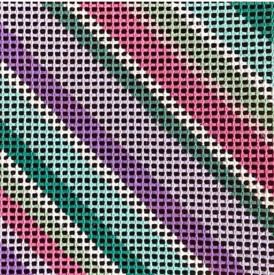 Stitchin' Littles Simply Striped Needlepoint Kit (includes fiber) needlepoint canvas - Bargello Needlepoint