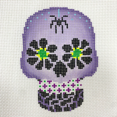 Sugar Skull A159 needlepoint canvas - Bargello Needlepoint