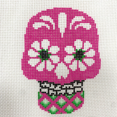 Sugar Skull A174 needlepoint canvas - Bargello Needlepoint