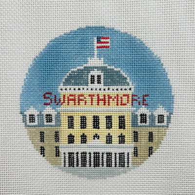 Swarthmore College needlepoint canvas - Bargello Needlepoint