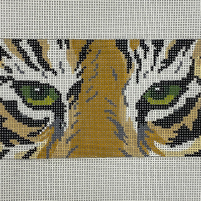 Tiger Eyes Size BB needlepoint canvas - Bargello Needlepoint