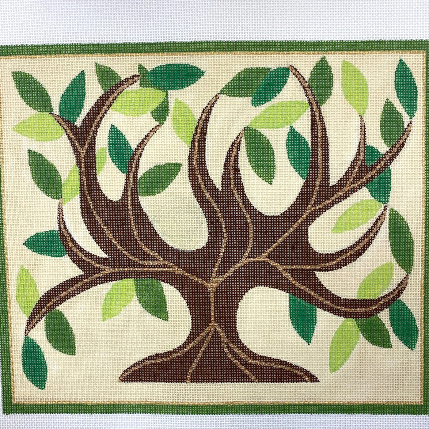 Tree of Life Tallis needlepoint canvas - Bargello Needlepoint