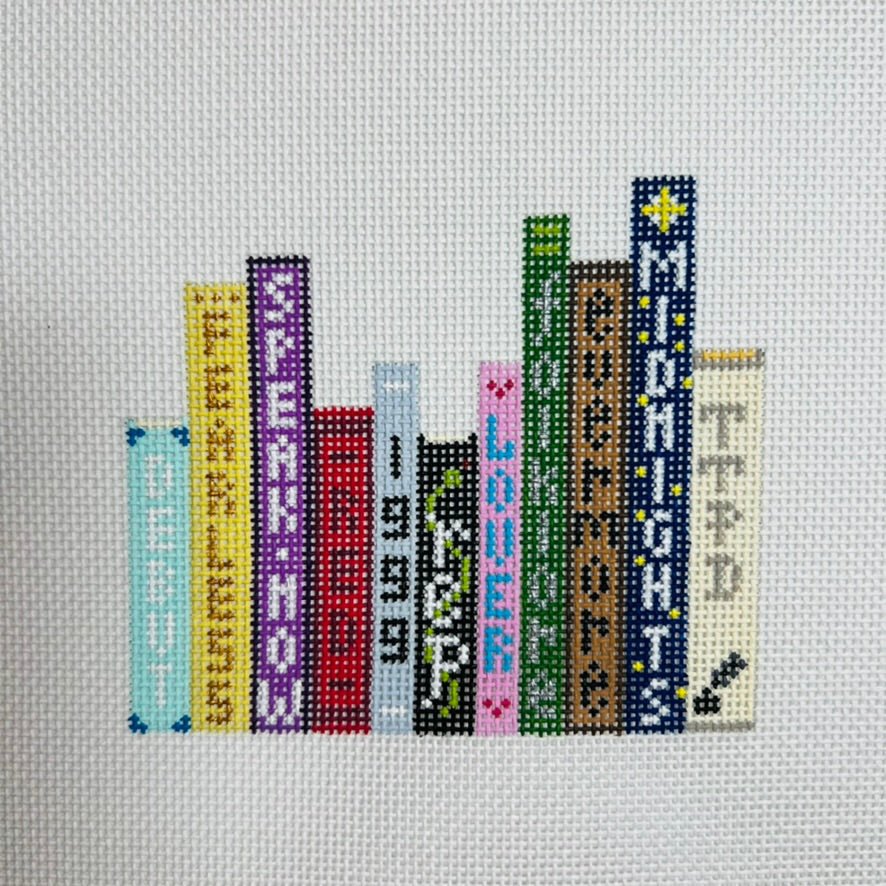 TST Album Stack needlepoint canvas - Bargello Needlepoint