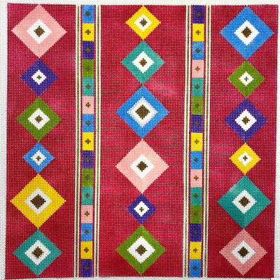 Turkish Geometric needlepoint canvas - Bargello Needlepoint