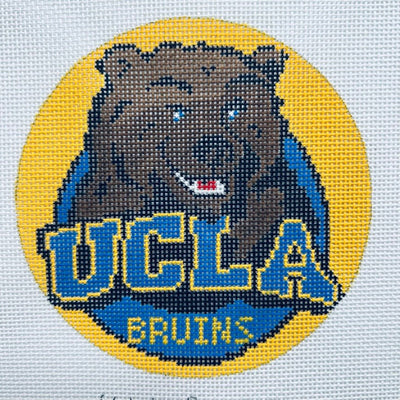 UCLA University Bruins needlepoint canvas - Bargello Needlepoint