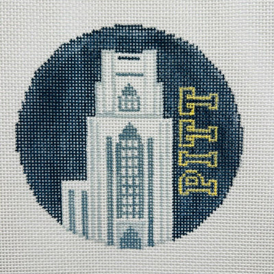 University of Pittsburgh needlepoint canvas - Bargello Needlepoint