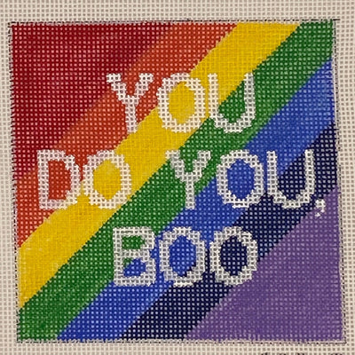 You Do You Boo needlepoint canvas - Bargello Needlepoint