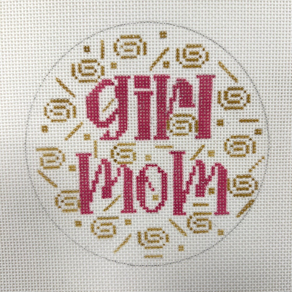 Girl Mom Needlepoint Canvas